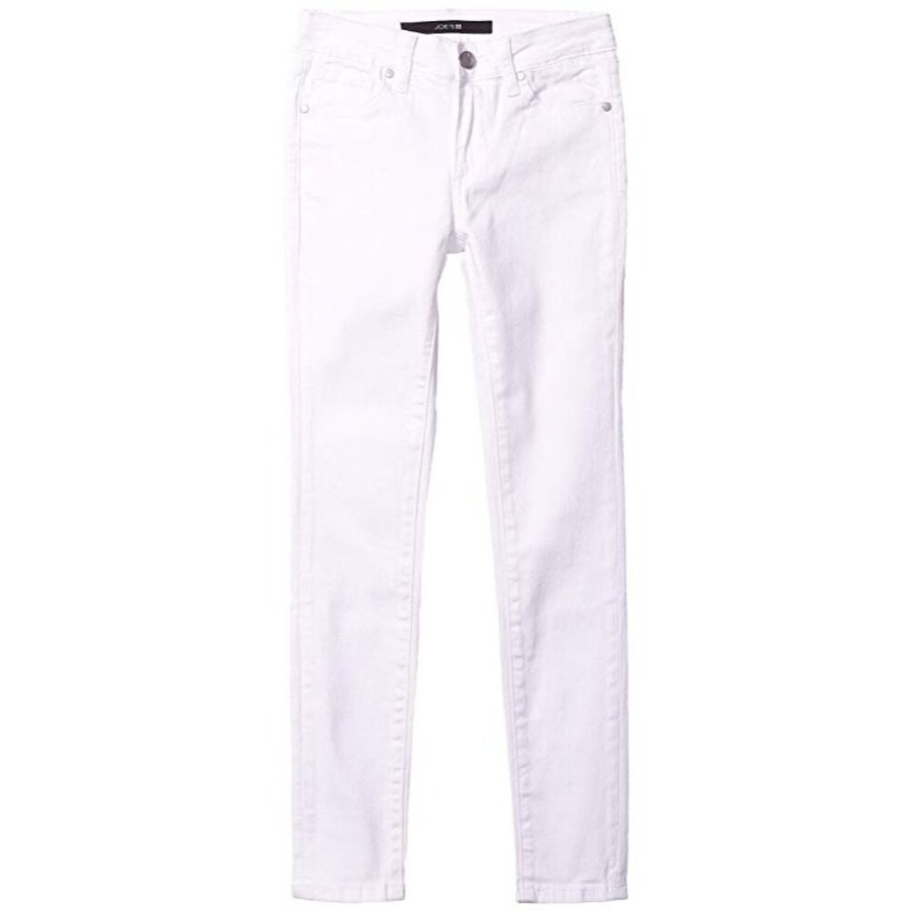 Joe's Jeans Girls' 16 White‎ Mid Rise Skinny Ankle Jeans - Big Kid